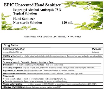 Epic Unscented Front And Back Bottle Label (Epic Unscented Label 4 13 20)